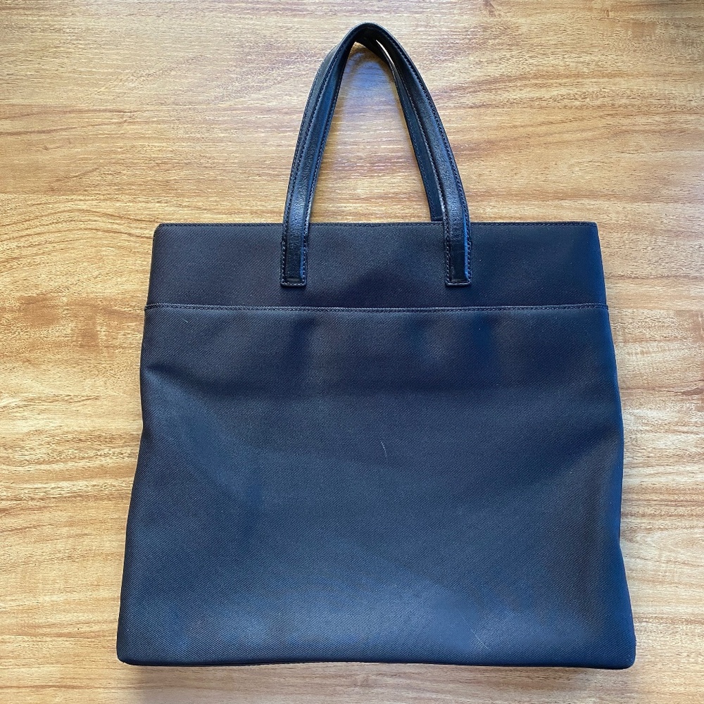 Coach Black Vinyl Tote Bag - C0J-7418